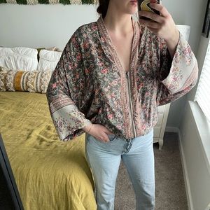 Free People Wildflower Cinched Kimono XS/S